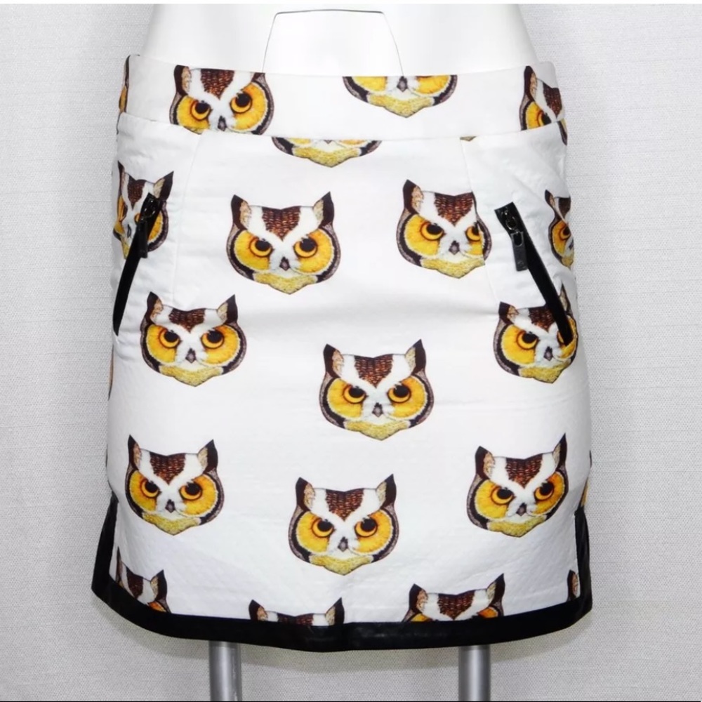 OTHERMIX Skirt Pattern Quilt Owl Skirt Small